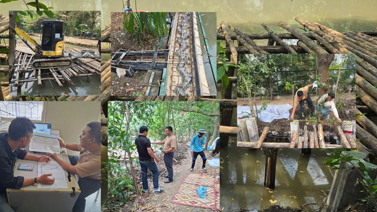 Precast L-Sheet Pile with Geotextile System